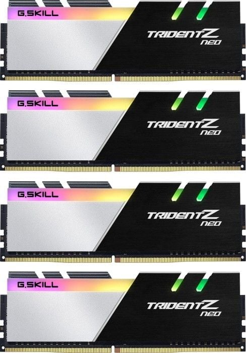 Memorie RAM G.Skill Trident Z Neo, F4-3600C14Q-64GTZN, DDR4, 64 GB, 3600MHz, CL14