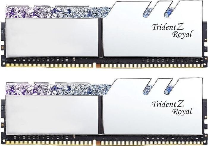 Memorie RAM G.Skill Trident Z Royal, F4-3600C16D-32GTRSC, DDR4, 32 GB, 3600MHz, CL16