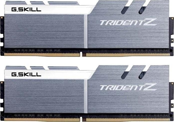 Memorie RAM G.SKill Trident Z Silver, F4-4000C19D-32GTZSW, 32GB, DDR4, 4000 MHz, CL19, 1.35v, Dual Channel Kit