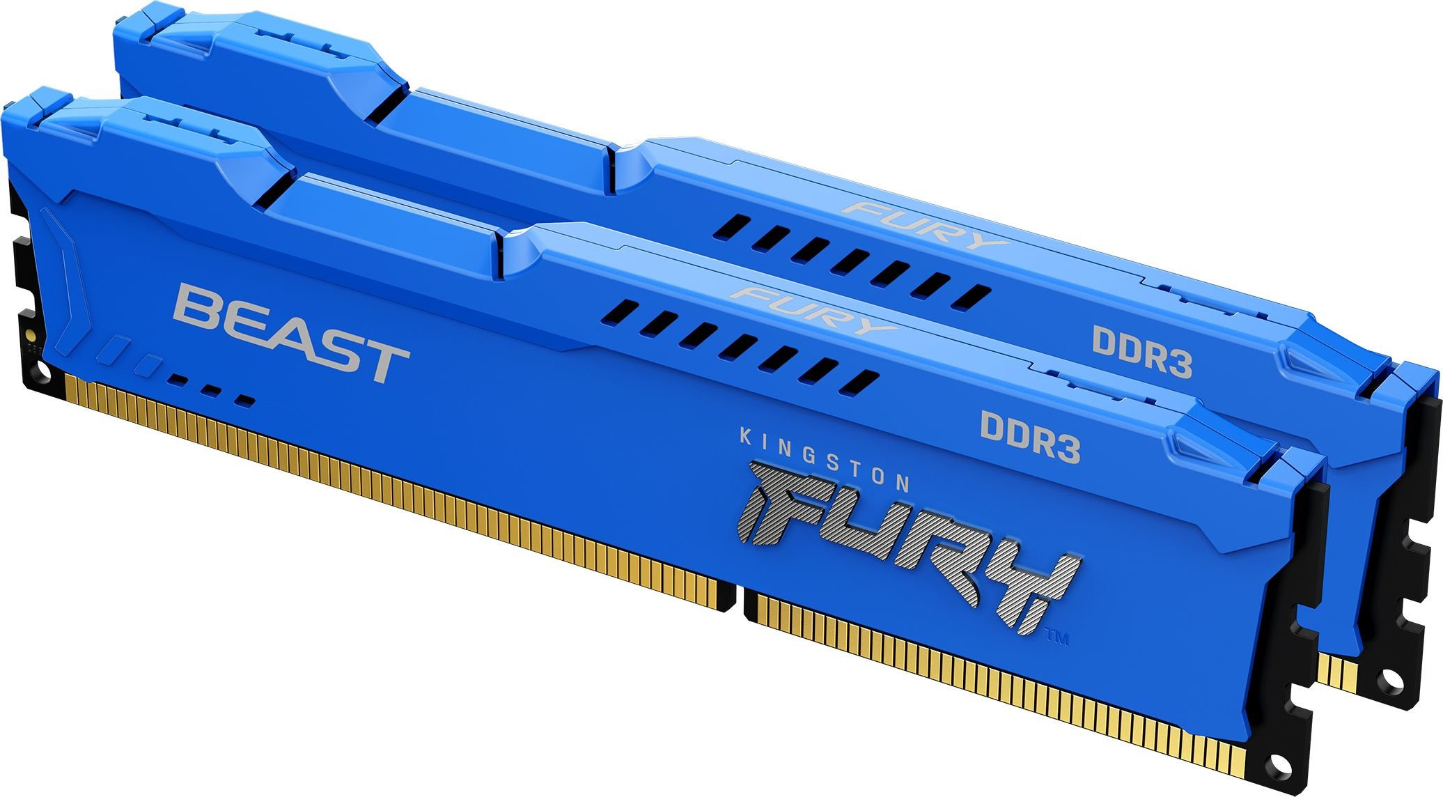 Memorii - Memorie RAM Kingston FURY Beast, KF316C10BK2/8, 8GB, DDR3, 1600MHz, CL10, Dual Channel Kit