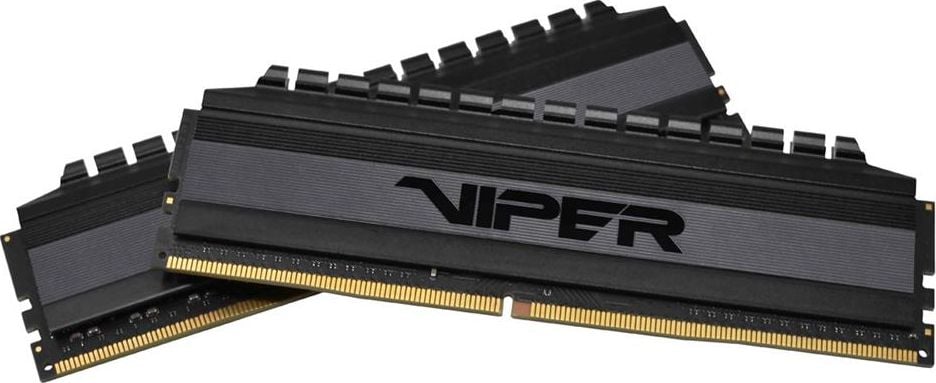 Memorie RAM Patriot Viper 4 Blackout, PVB48G300C6K, 8GB, DDR4, 3000MHz, CL16, Dual Channel Kit