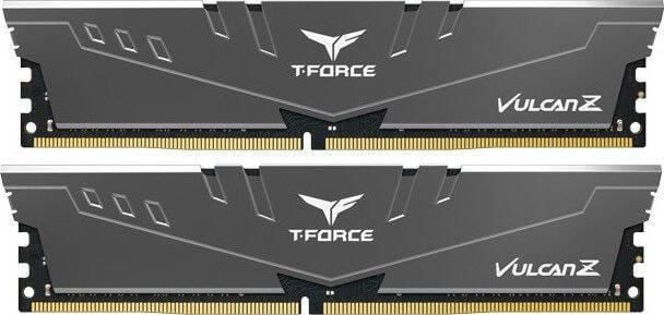 Memorie RAM TeamGroup Vulcan Z, TLZGD416G3200HC16CDC01, DDR4, 16GB, 3200MHz, Grey, Dual Channel Kit