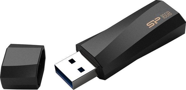 Memorie USB, Silicon Power, USB 3.2, 16 GB, Negru