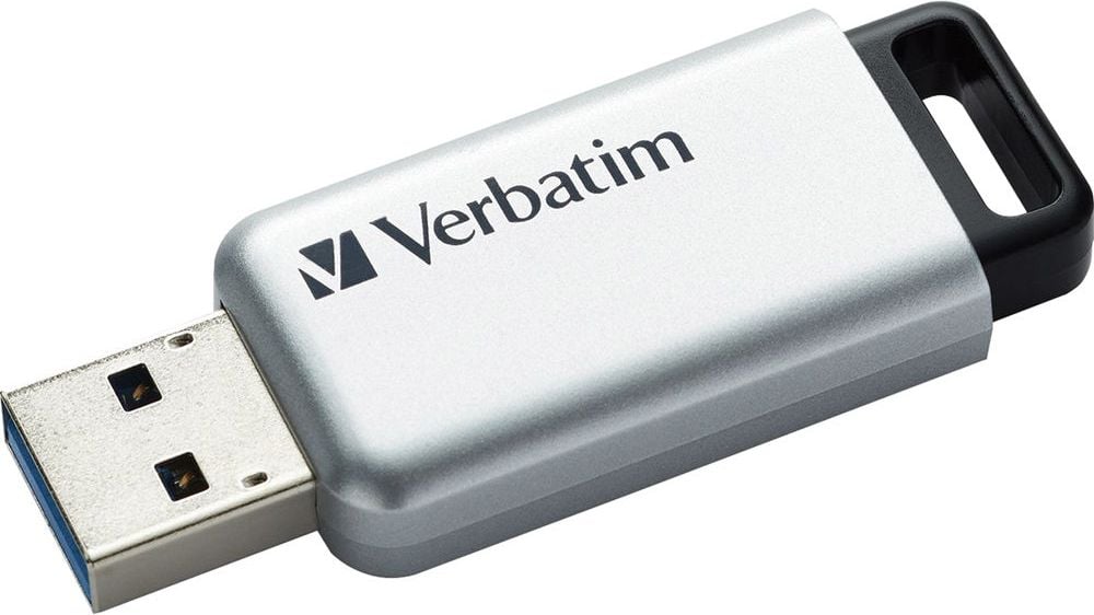 Memorie USB Verbatim Store'n' Go Secure Pro, 64 GB USB 3.0, AES 256-bit hardware encryption