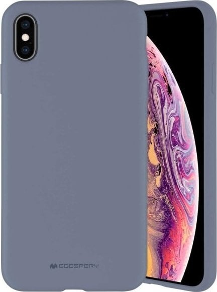 Mercury MERCURY SILICONE CASE IPHONE 15 (6.1), LAVENDER GRAY / LAWENDOWY