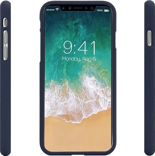 Husa Spate Mercury Soft Compatibila Cu iPhone 13 Pro, Silicon Soft, Albastru Navy