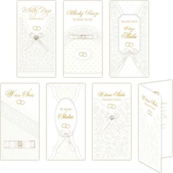 MERIGRAF MER Cards DL Exclusive Satin Wedding Merigraf