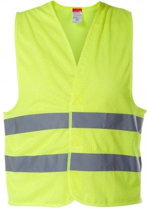 Mesh vestă cu reflectoare L galben (L4130503)