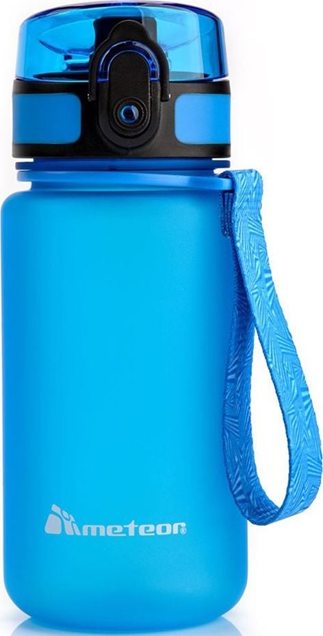 Meteor Butelka z sitkiem niebieska 350 ml
