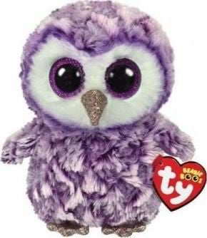 Mascota Meteor TY Beanie Boos Purple Owl