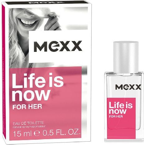 Apa de toaleta Mexx Life is Now for Her 15ml edt spray,femei