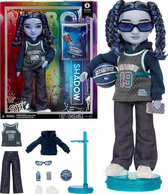 MGA Lalka Shadow High F23 Fashion Doll Boy- Blue