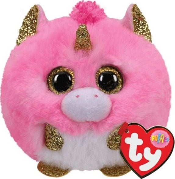 Mascota MGA TY PUFFIES Fantasia unicorn roz 42508