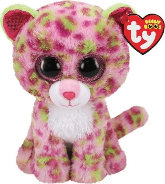 MGA TY BEANIE BOOS Leopard roz Lainey 24cm 36476