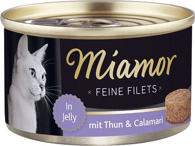 Miamor FEINE filets poate Tyńczyk și calmarul - 100g