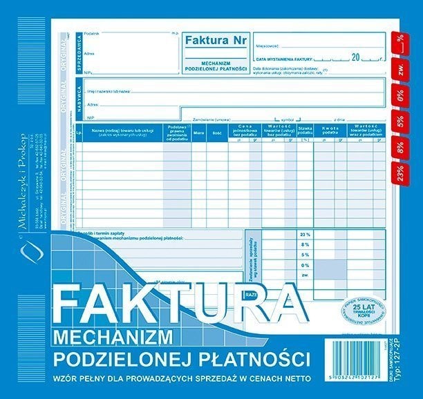 Michalczyk i Prokop 127-2P Factură 2/3 A4 MPP net-full