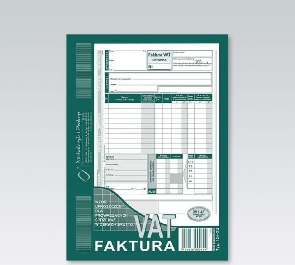 Hartie si produse din hartie - D FAKT.VAT DIN BRUT A5 2SKL 124-3E FACTURA IMPRIMARE