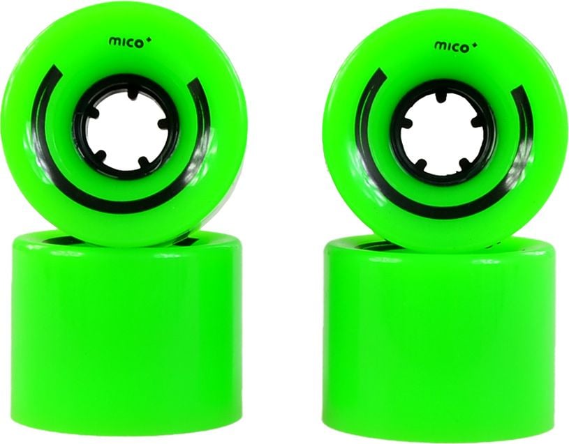 Mico Roți pentru skateboard plastic 60x45 mm verde 4 buc (K3597)