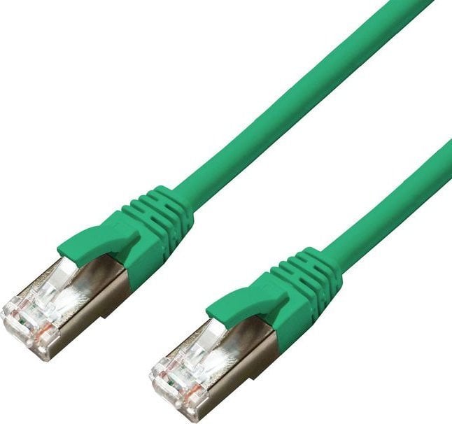 MicroConnect CAT6A S/FTP 10m verde LSZH