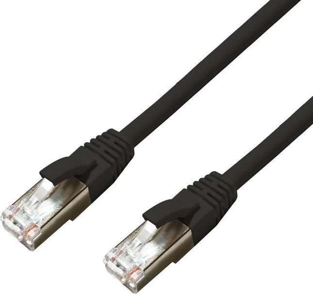 MicroConnect CAT6A S/FTP 10m negru LSZH