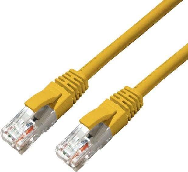 MicroConnect CAT6A UTP 0,5m Galben LSZH