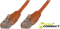 MicroConnect Kabel CAT 6 U/UTP 15m PVC Pomarańczowy (B-UTP615O)