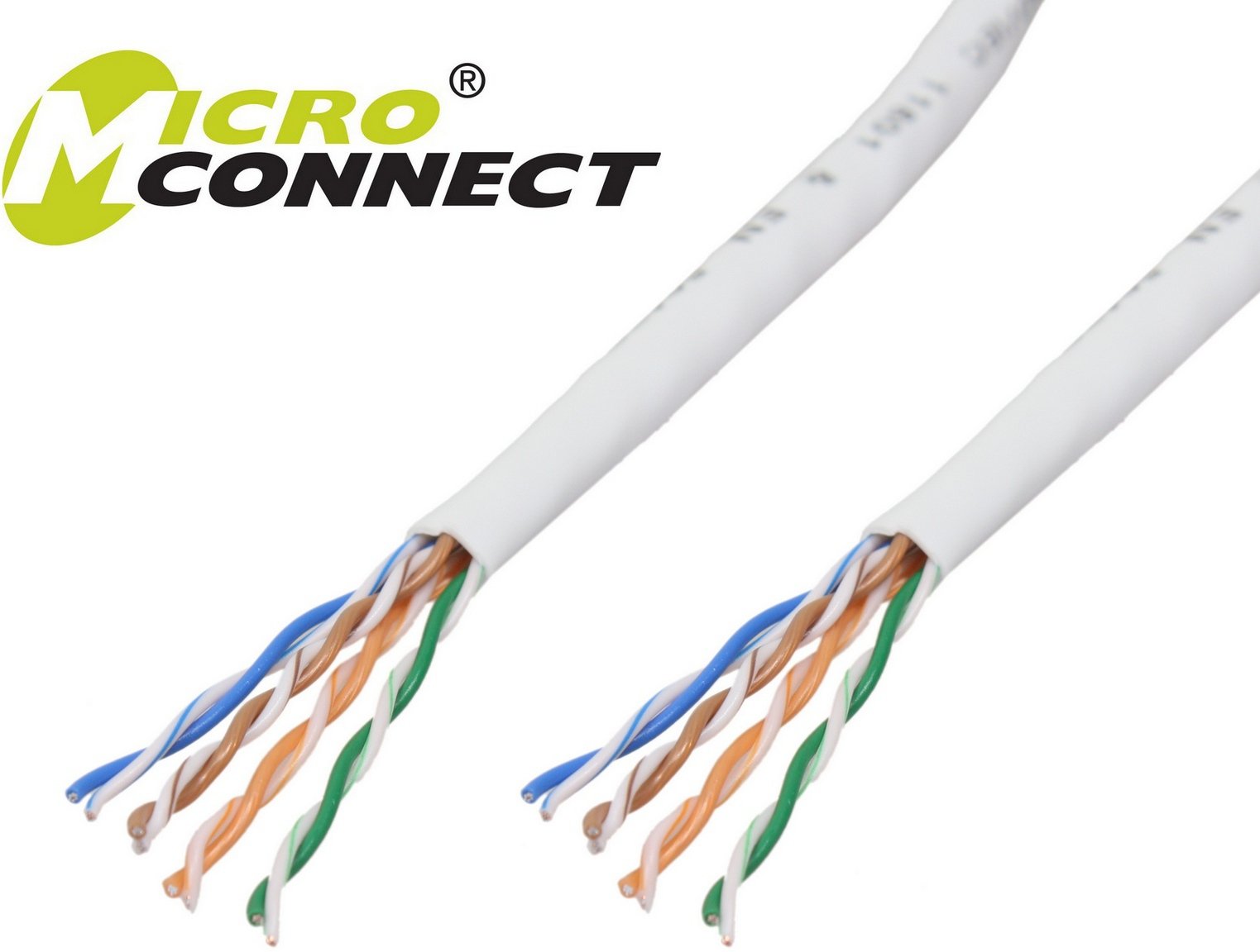 Cablu microconnect cablu de instalare U / UTP, CAT6, 305m, PVC, gri (KAB010-305C)