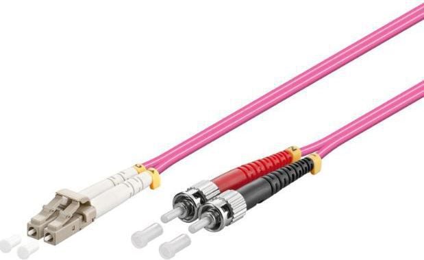 Conector de cablu LC/UPC - ST/UPC MicroConnect MM 50/125 OM4 de 2 m (FIB412002-4)