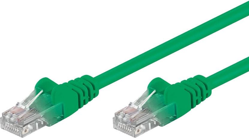 MicroConnect Patchcord U/UTP CAT6 0,25 m PVC verde (B-UTP60025G)