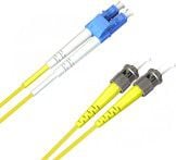 Cablu de corecție cu fibră optică MicroConnect, LC/UPC-ST/UPC, 9/125, 1 m (FIB411001)