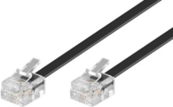 Cablu microconnect RJ-11/RJ-11 (M/M) 3m negru (MPK187)