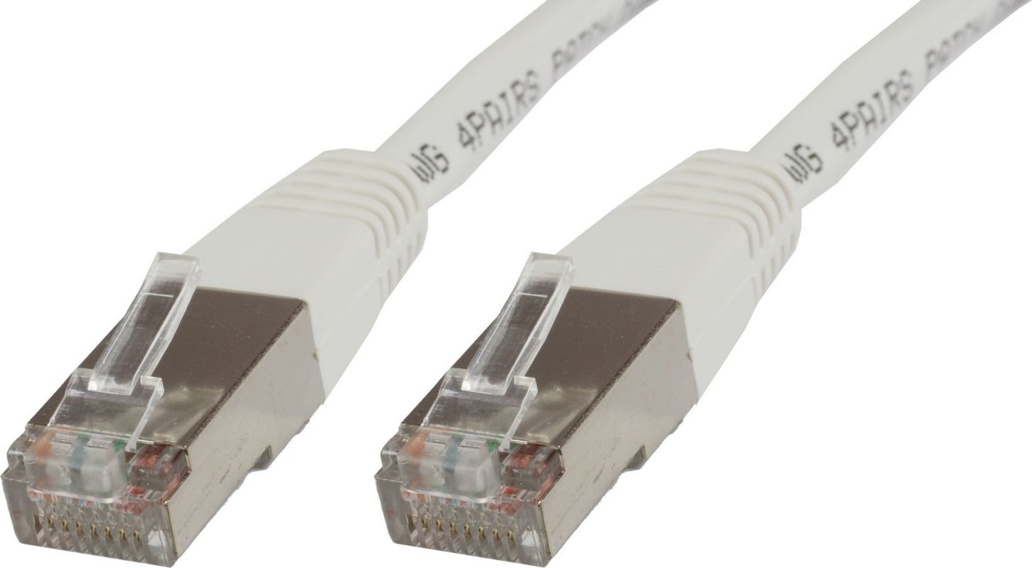 RJ-45 / RJ-45 5e F / UTP 10m alb (B-FTP510W)