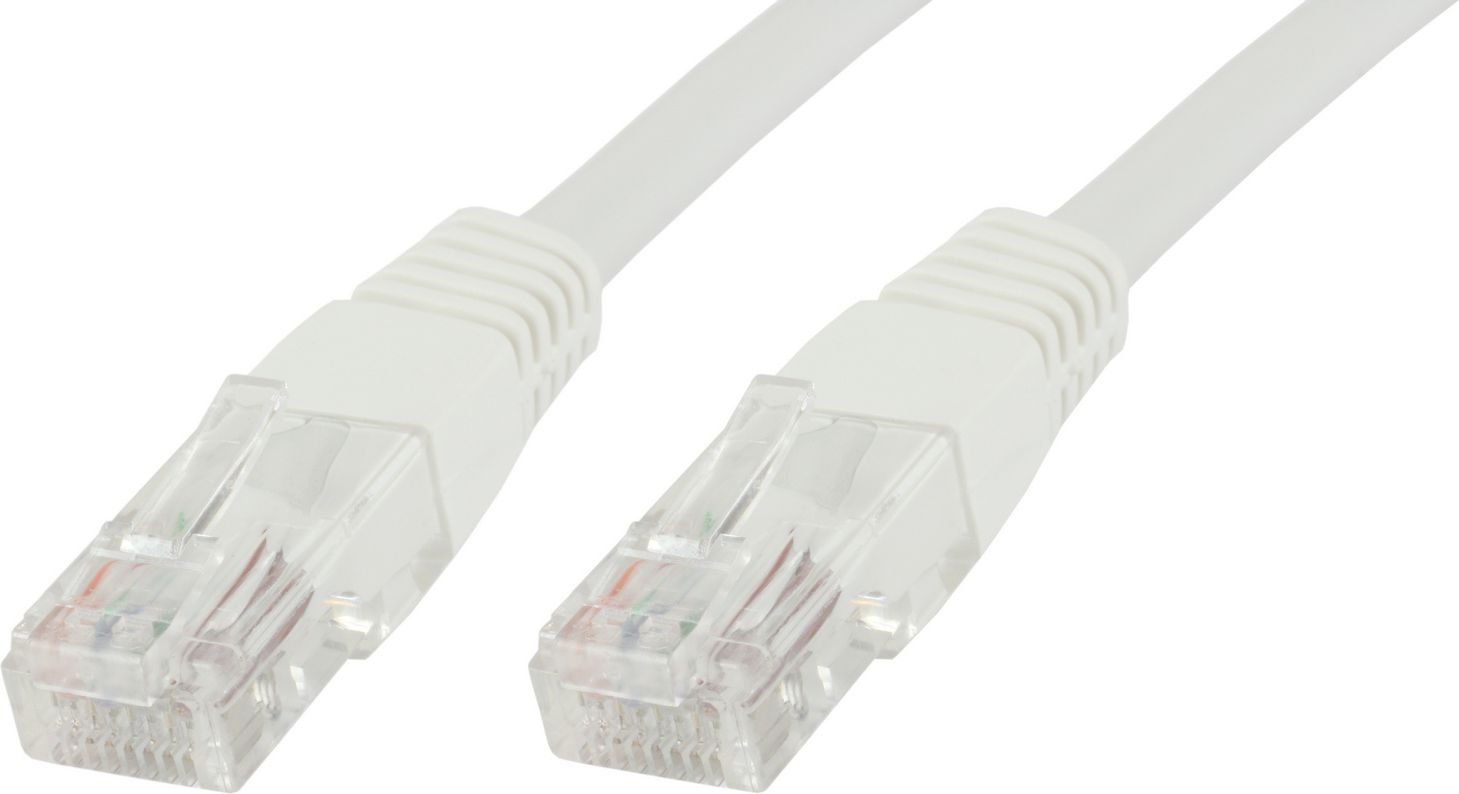 MicroConnect RJ-45/RJ-45 cat.5e U/UTP Alb 10buc 0,5 m (V-UTP5005WVP)