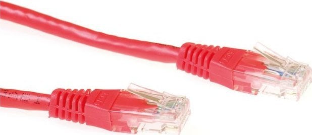 MicroConnect U/UTP CAT6 1M PVC roșu