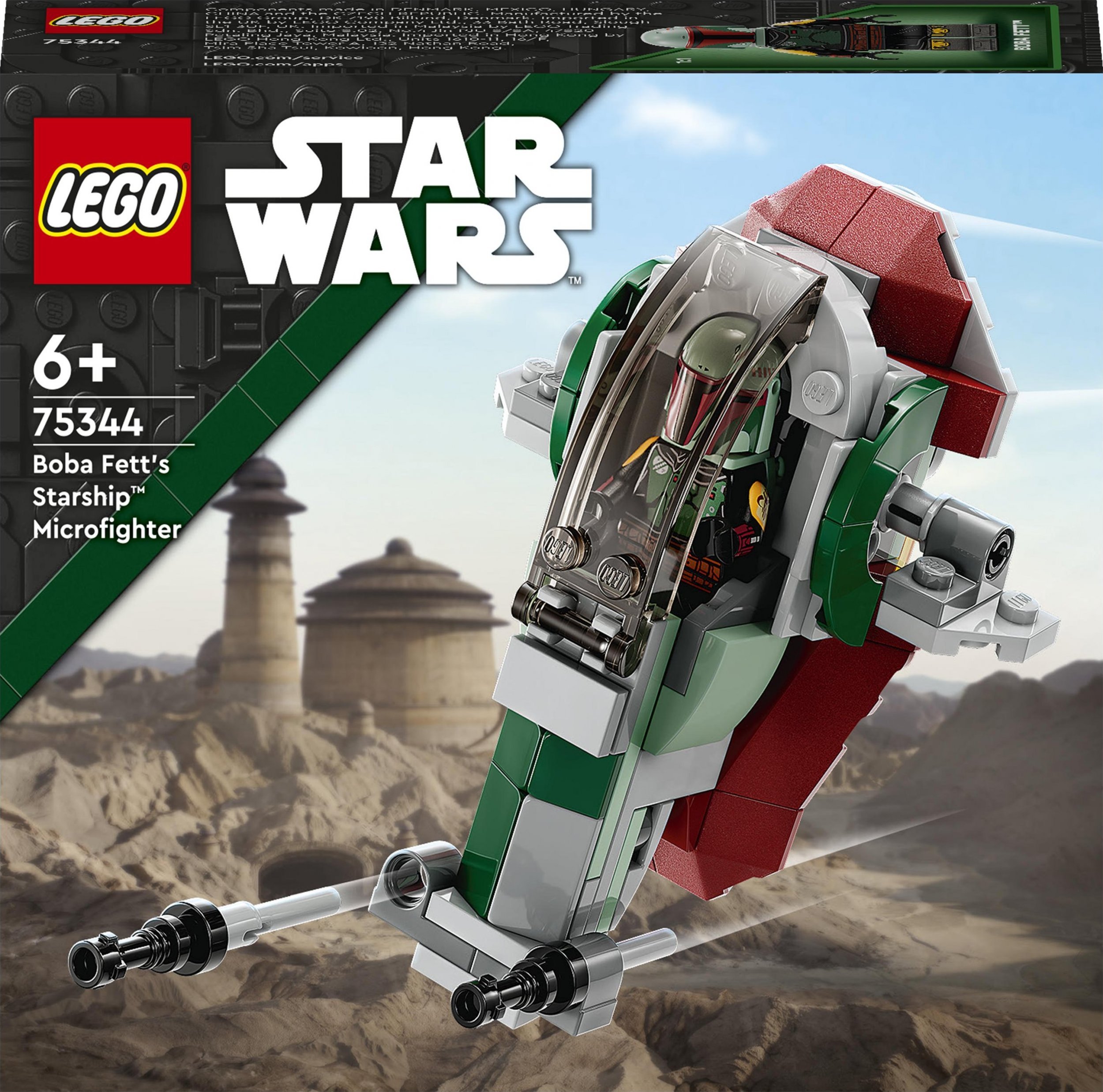 Microfighter stelar al lui Boba Fett LEGO Star Wars (75344)