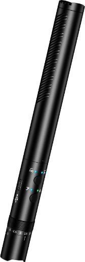 Microfon Broadcast Mic-D30 SYNCO Shotgun Jack 3.5mm, USB-C, Supercardioid, Negru