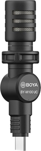 Microfoane - Microfon condensator Boya BY-M100UC, negru, tip C