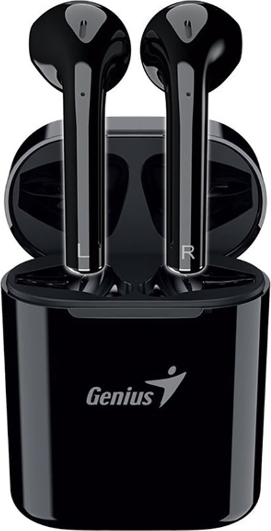 Microfon Genius Genius HS-M900BT, microfon, schimbător de piste, negru, 2.0, carcasă de încărcare, tip sport USB-C