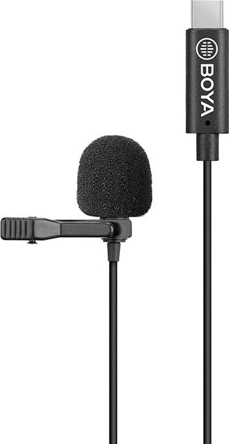Microfon Lavaliera Omnidirectional Stereo, Boya BY-M3, USB C