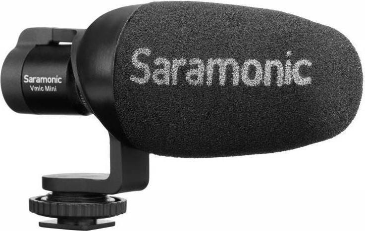 Microfon shotgun pentru aparate foto, telefoane mobile si tablete Saramonic Vmic Mini