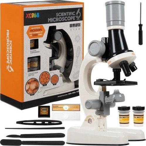 Microscop Maxy KIT EDUCAȚIONAL MICROSCOP PENTRU COPII x1200 +akc