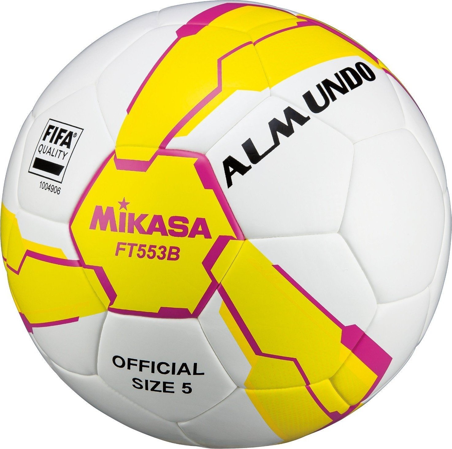 Mikasa Mikasa FT553B-YP FIFA Quality Ball FT553B alb 5