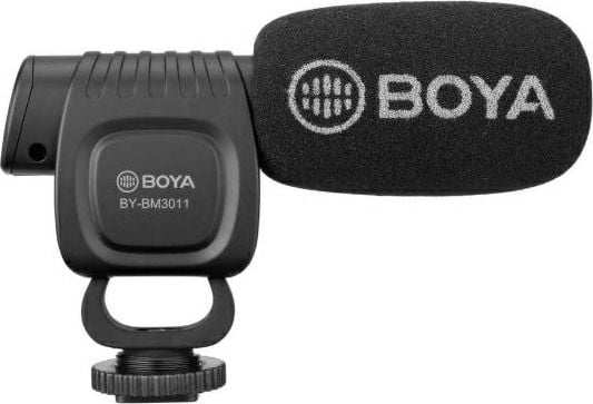 Microfoane - Microfon shotgun, Boya BY-BM3011, cardioid pentru DSLR si camere video
