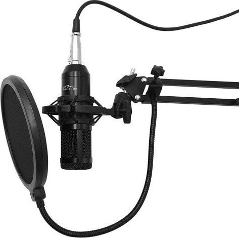 Mikrofon Media-Tech Mikrofon studyjny z zestawem akcesoriów pojemnociowy MT397K Czarny