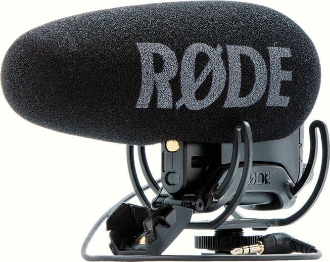 Microfon Rode VideoMic Pro+ 400700055, Omnidirecțional, Capacitiv, Negru