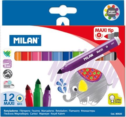 Markerii Maxi 12 culori (80020)