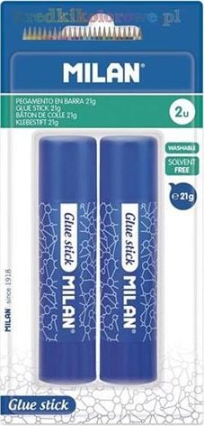 Adezivi si benzi adezive - Milan Glue Stick 21g 2 buc pe blister