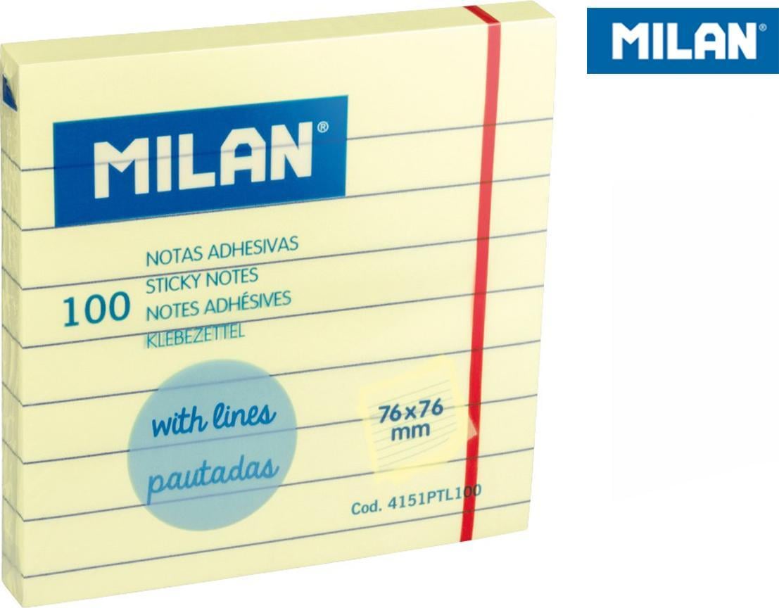 Milan LINE NOTE Adezive MILAN 76X76, AMB 100 BUCĂȚI