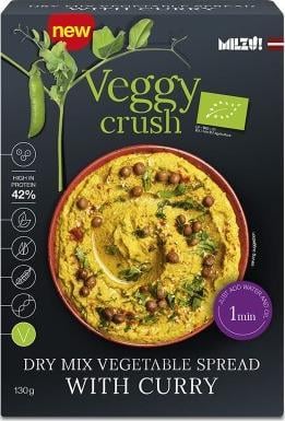 Milzu Pasta de legume cu curry BIO 130 g