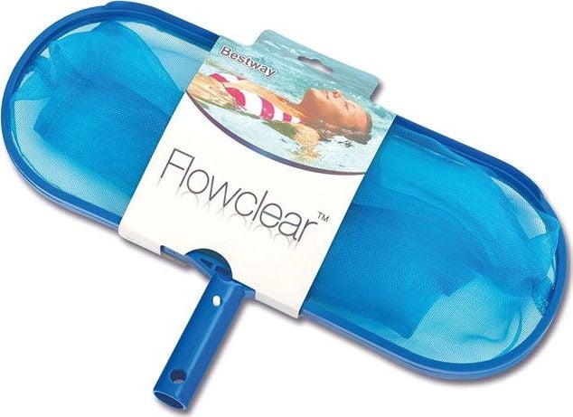 Minciog cu plasa de curatare 58278 pentru piscina, Bestway, 43 cm x 21 cm, Albastru